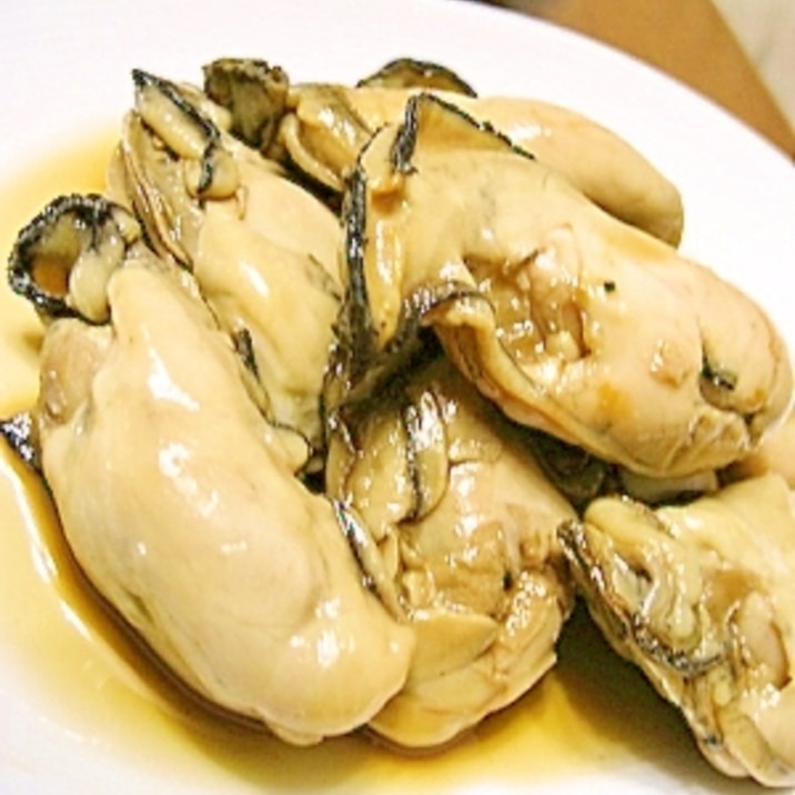 牡蠣のバター醤油焼き